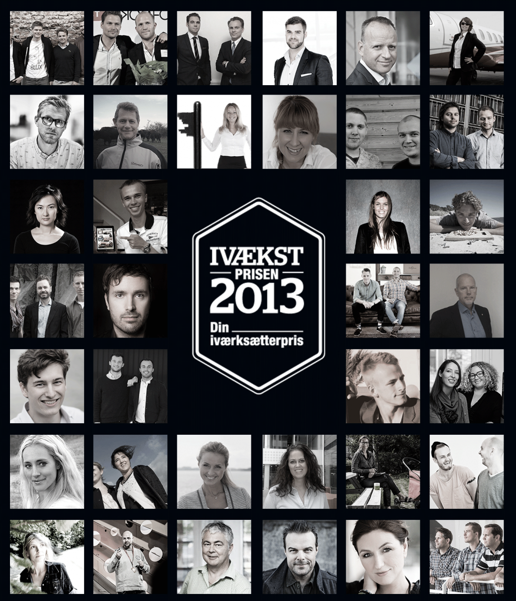 IVÆKSTprisen 2013 36 nominerede 6 kategorier